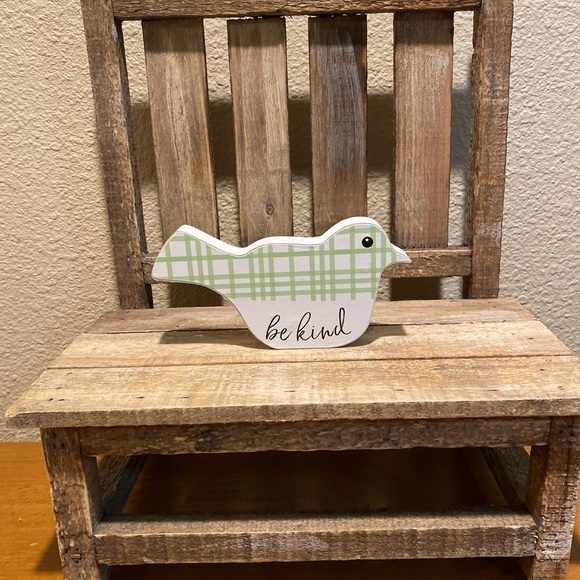 Bird Decor For Tier Trays, Bird Tabletop Wood Signs Set Of 3, Shelf Bird Decor - Picture 6 of 16